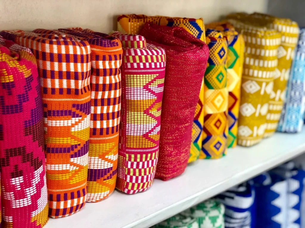 Vibrant Kent Cloth from Ghana